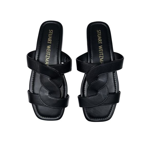 Stuart Weitzman Ibiza Slide Sandal Sz 7.5 $225 - Picture 1 of 12